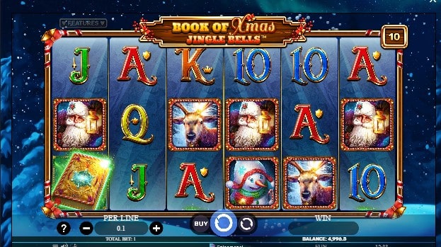 Book of Xmas Jingle Bells Slot Book Symbol