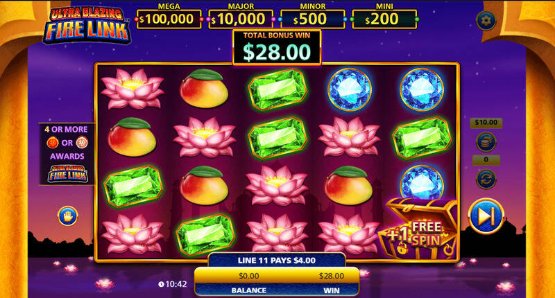 Ultra Blazing Fire Link India Free Spins