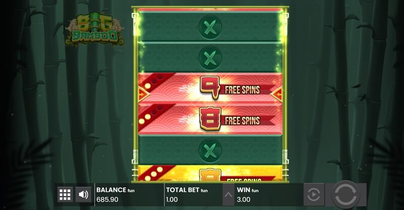 Big Bamboo gamble feature