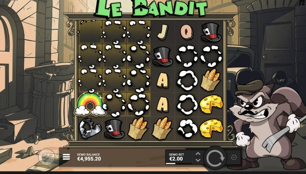 Le Bandit slot rainbow symbol