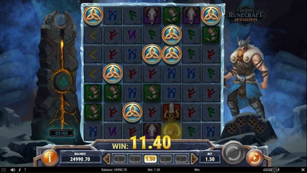 Viking Runecraft Apocalypse Slot Bonus Game